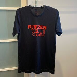 Stay R1z3n Black Graphic Logo T-shirt, Casual Tee